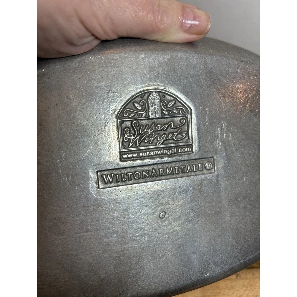 Susan Winget Grace Birdhouse Nest Pewter Trinket Dish Wilton Armetale Decor